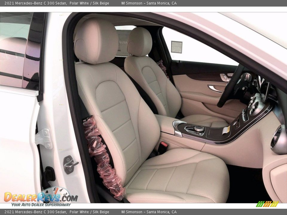 2021 Mercedes-Benz C 300 Sedan Polar White / Silk Beige Photo #5