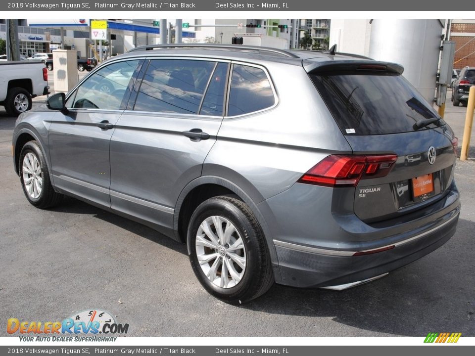 2018 Volkswagen Tiguan SE Platinum Gray Metallic / Titan Black Photo #6