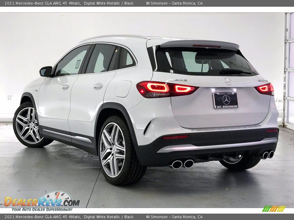 2021 Mercedes-Benz GLA AMG 45 4Matic Digital White Metallic / Black Photo #2