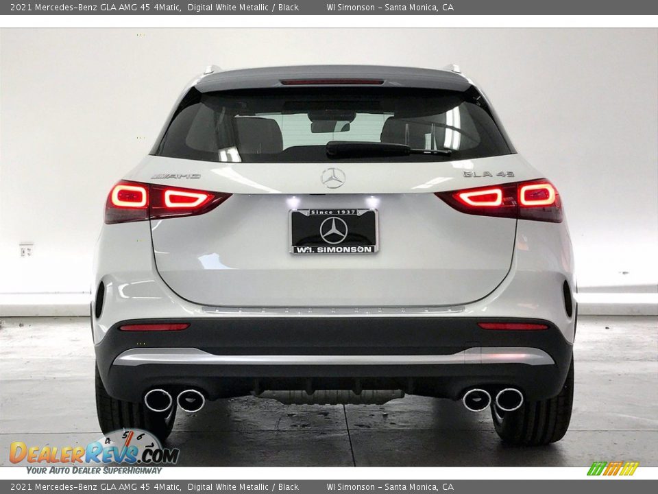 2021 Mercedes-Benz GLA AMG 45 4Matic Digital White Metallic / Black Photo #3