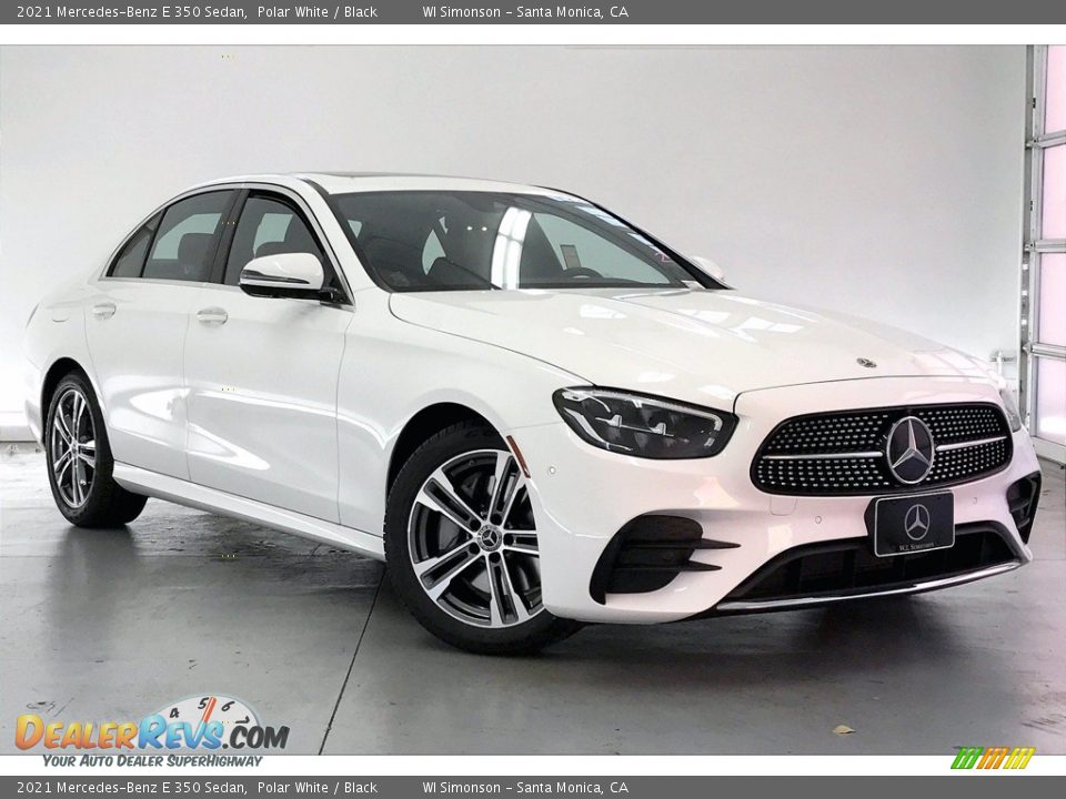 2021 Mercedes-Benz E 350 Sedan Polar White / Black Photo #12