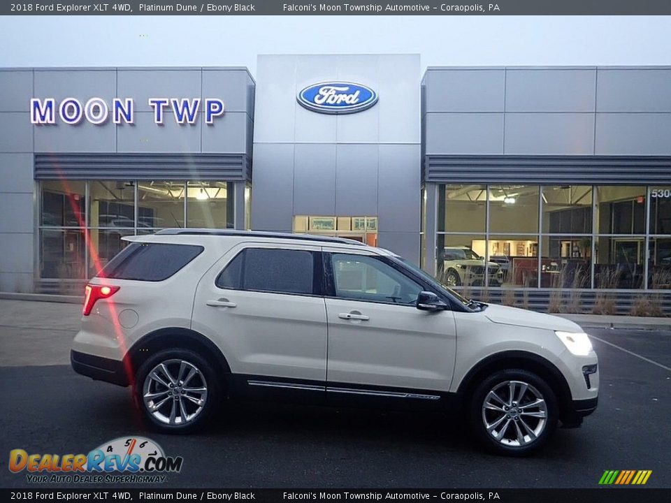 2018 Ford Explorer XLT 4WD Platinum Dune / Ebony Black Photo #1