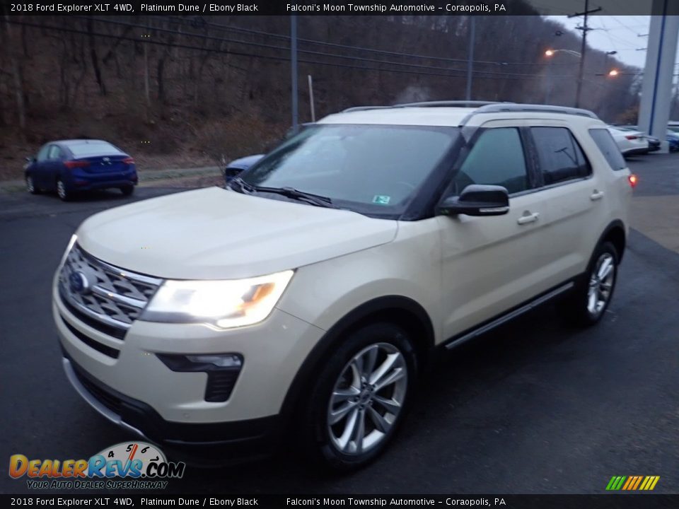 2018 Ford Explorer XLT 4WD Platinum Dune / Ebony Black Photo #7