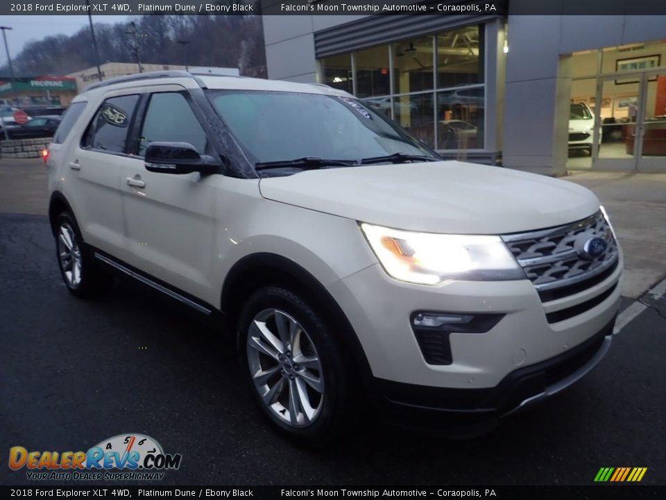 2018 Ford Explorer XLT 4WD Platinum Dune / Ebony Black Photo #9