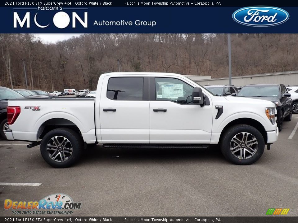 2021 Ford F150 STX SuperCrew 4x4 Oxford White / Black Photo #1