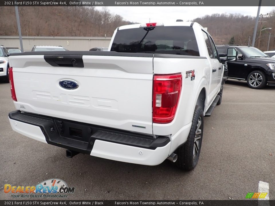 2021 Ford F150 STX SuperCrew 4x4 Oxford White / Black Photo #2