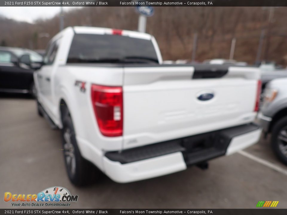 2021 Ford F150 STX SuperCrew 4x4 Oxford White / Black Photo #6