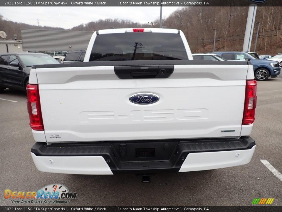 2021 Ford F150 STX SuperCrew 4x4 Oxford White / Black Photo #7