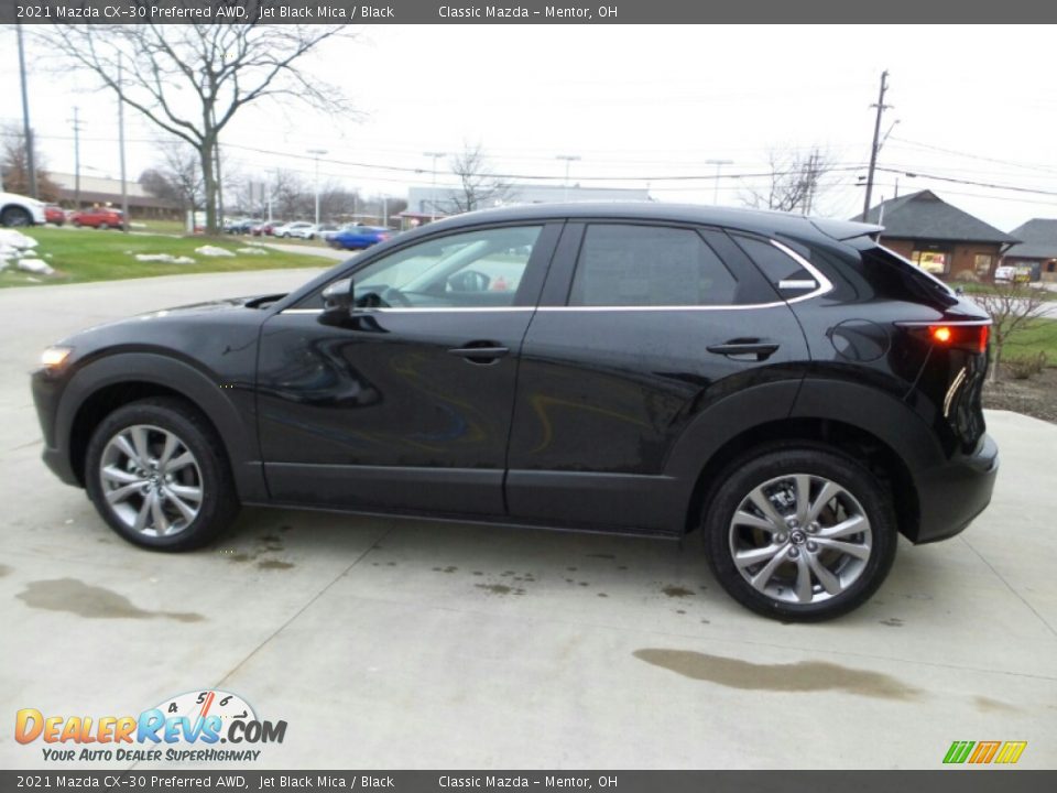 2021 Mazda CX-30 Preferred AWD Jet Black Mica / Black Photo #1