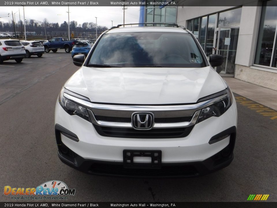 2019 Honda Pilot LX AWD White Diamond Pearl / Black Photo #5