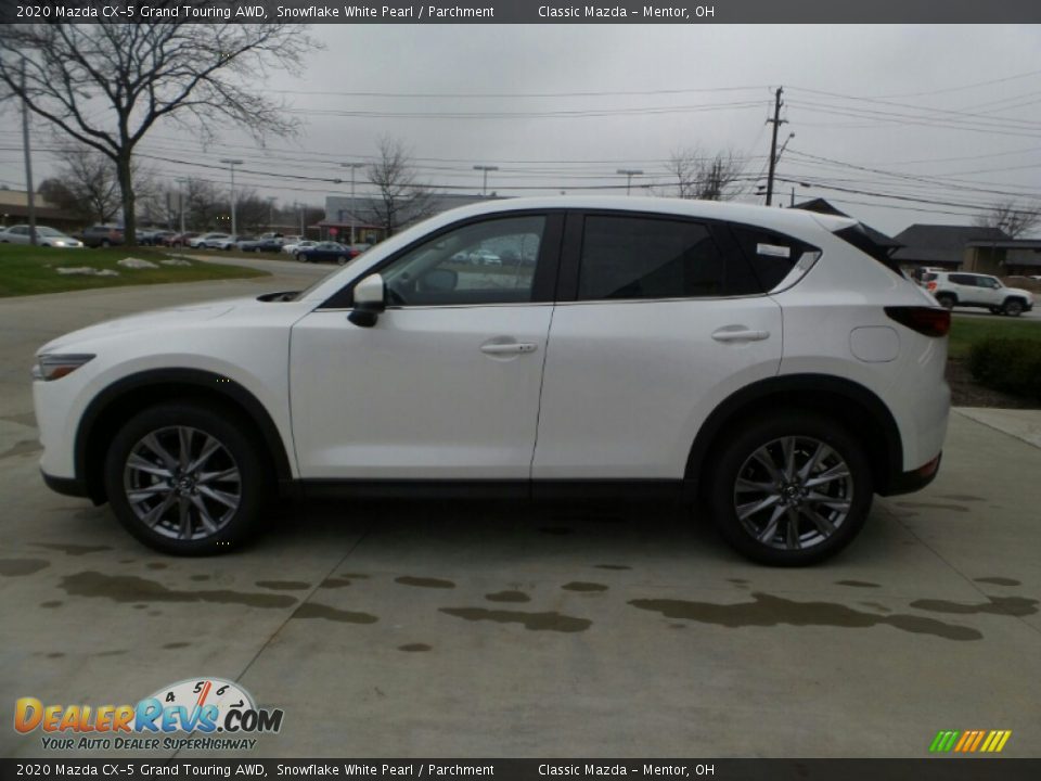 2020 Mazda CX-5 Grand Touring AWD Snowflake White Pearl / Parchment Photo #1