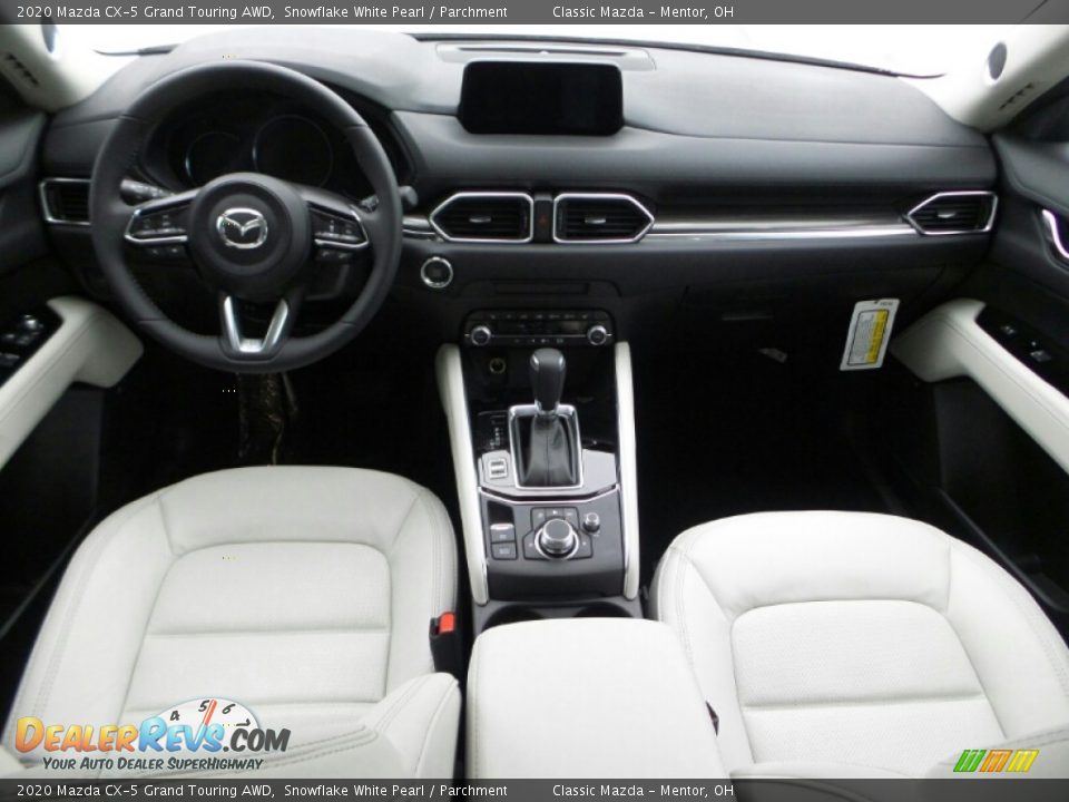 2020 Mazda CX-5 Grand Touring AWD Snowflake White Pearl / Parchment Photo #3