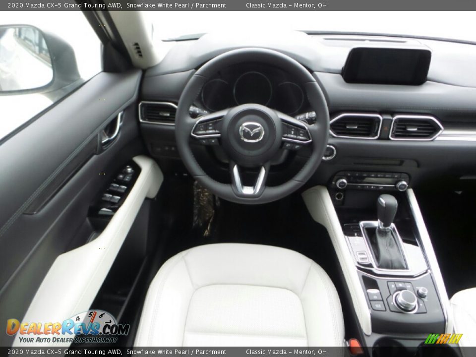 2020 Mazda CX-5 Grand Touring AWD Snowflake White Pearl / Parchment Photo #4