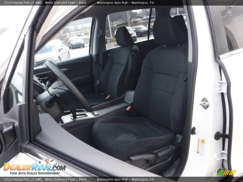 2019 Honda Pilot LX AWD White Diamond Pearl / Black Photo #13