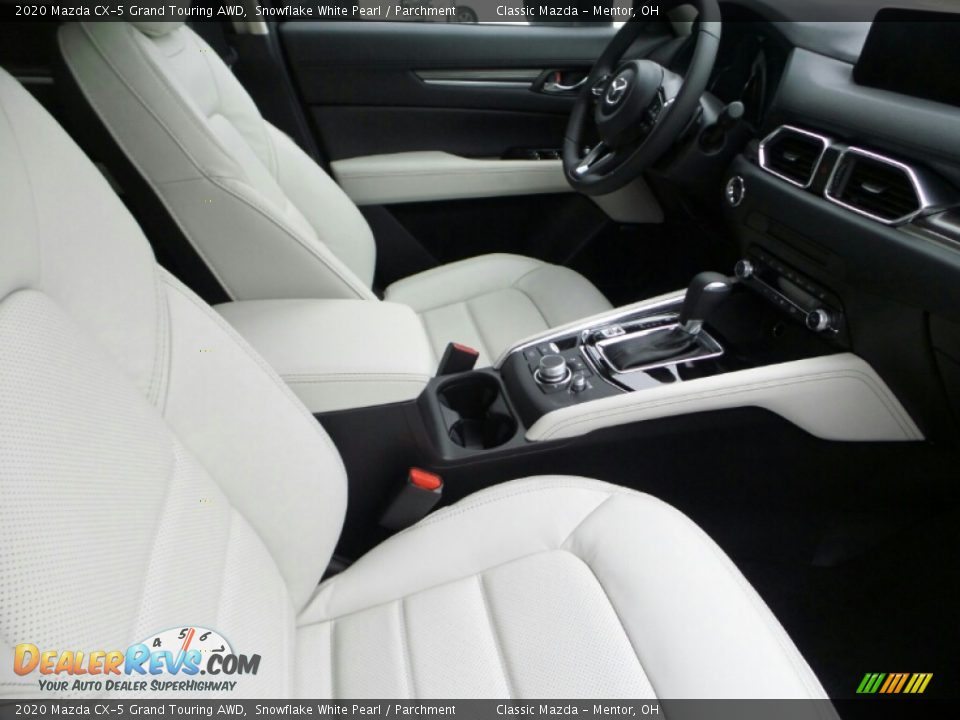 2020 Mazda CX-5 Grand Touring AWD Snowflake White Pearl / Parchment Photo #6