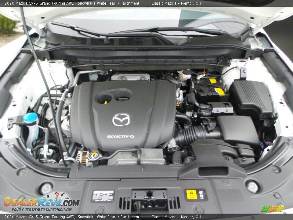2020 Mazda CX-5 Grand Touring AWD Snowflake White Pearl / Parchment Photo #9