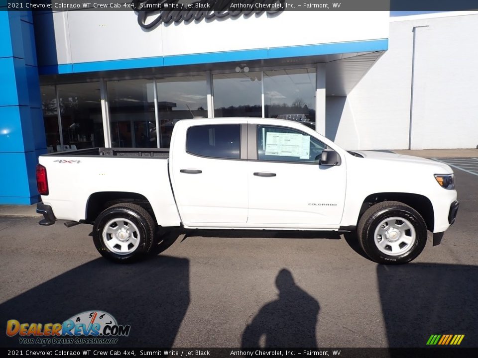 2021 Chevrolet Colorado WT Crew Cab 4x4 Summit White / Jet Black Photo #3