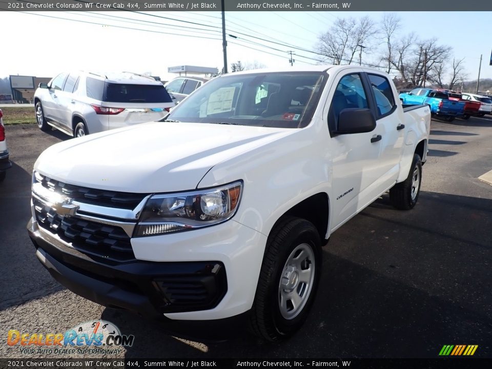 2021 Chevrolet Colorado WT Crew Cab 4x4 Summit White / Jet Black Photo #7