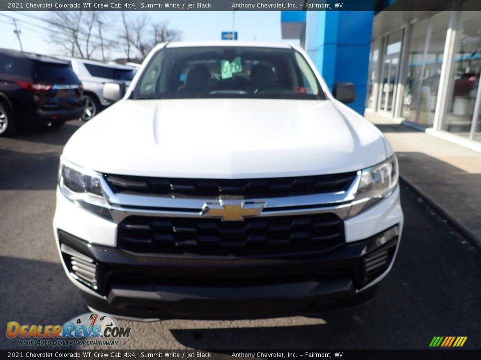 2021 Chevrolet Colorado WT Crew Cab 4x4 Summit White / Jet Black Photo #8