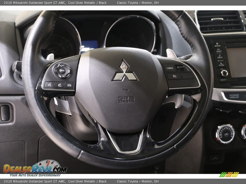 2016 Mitsubishi Outlander Sport GT AWC Steering Wheel Photo #7