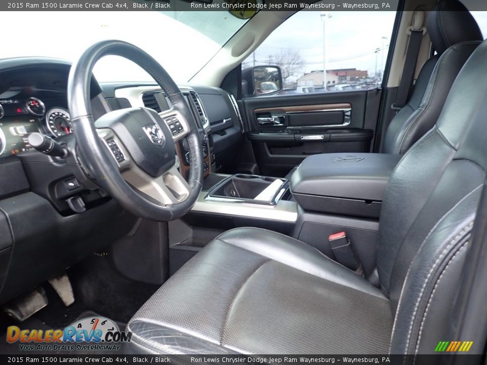 Front Seat of 2015 Ram 1500 Laramie Crew Cab 4x4 Photo #14