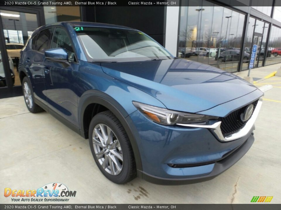 2020 Mazda CX-5 Grand Touring AWD Eternal Blue Mica / Black Photo #1