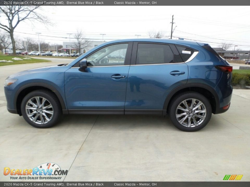 2020 Mazda CX-5 Grand Touring AWD Eternal Blue Mica / Black Photo #3