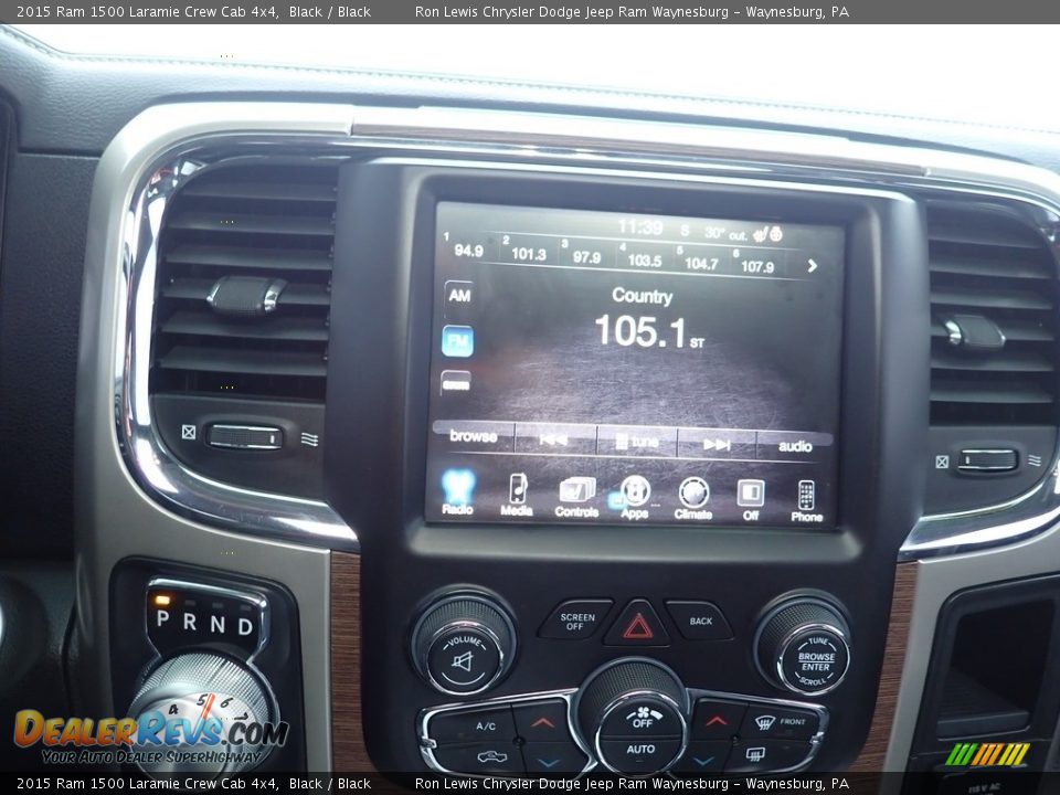 Controls of 2015 Ram 1500 Laramie Crew Cab 4x4 Photo #17