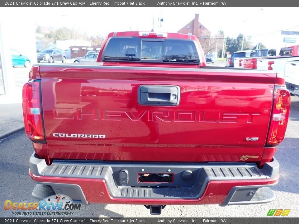 2021 Chevrolet Colorado Z71 Crew Cab 4x4 Cherry Red Tintcoat / Jet Black Photo #5