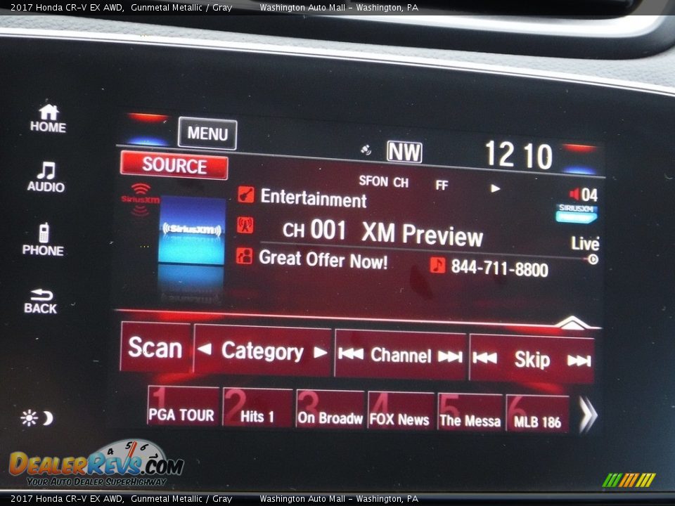2017 Honda CR-V EX AWD Gunmetal Metallic / Gray Photo #19