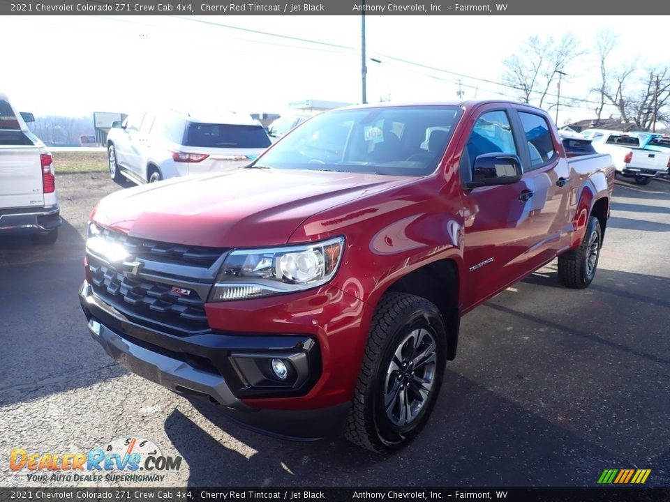 2021 Chevrolet Colorado Z71 Crew Cab 4x4 Cherry Red Tintcoat / Jet Black Photo #7