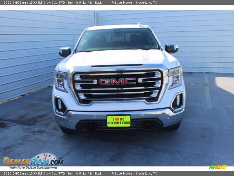 2020 GMC Sierra 1500 SLT Crew Cab 4WD Summit White / Jet Black Photo #3