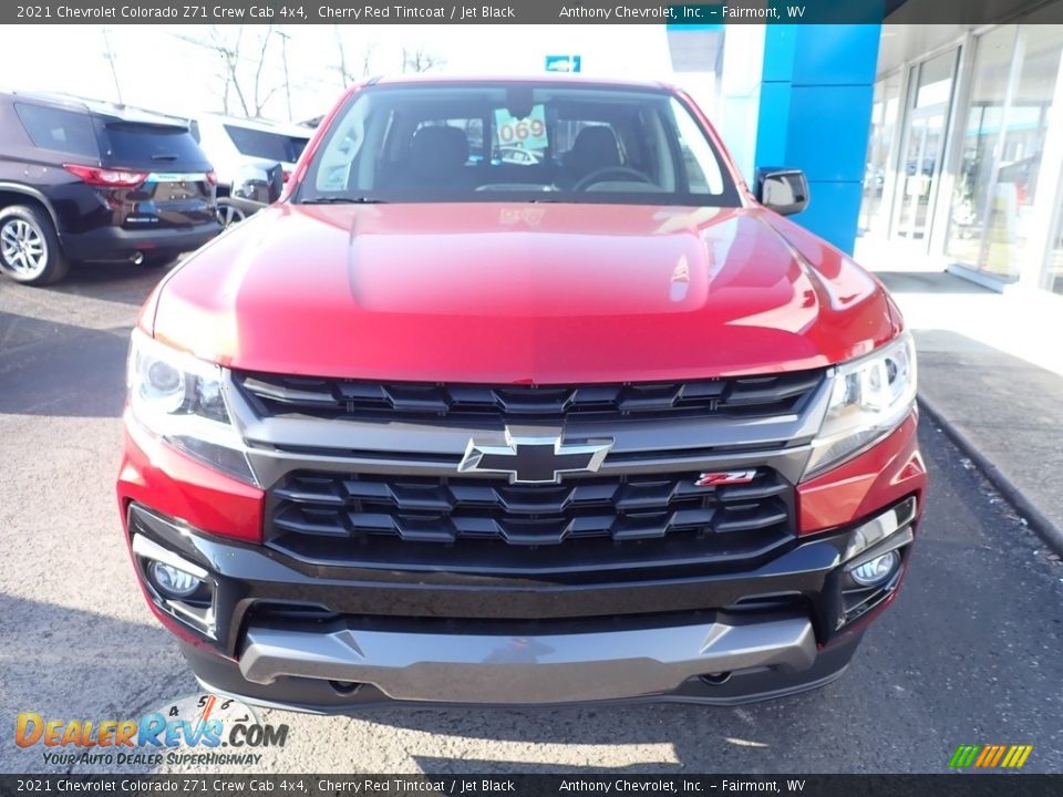 2021 Chevrolet Colorado Z71 Crew Cab 4x4 Cherry Red Tintcoat / Jet Black Photo #8