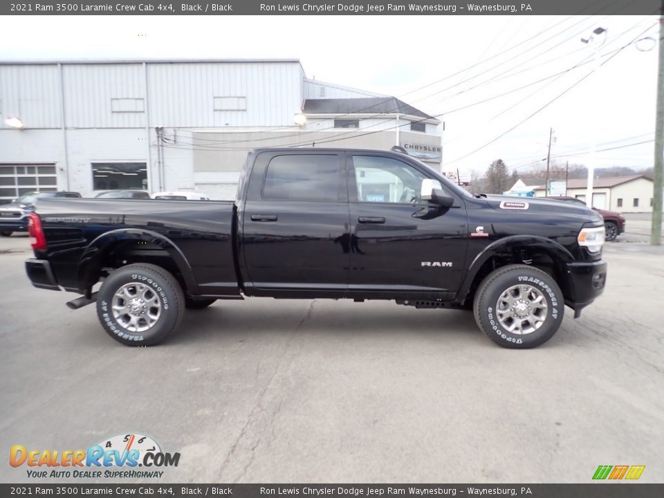 2021 Ram 3500 Laramie Crew Cab 4x4 Black / Black Photo #7