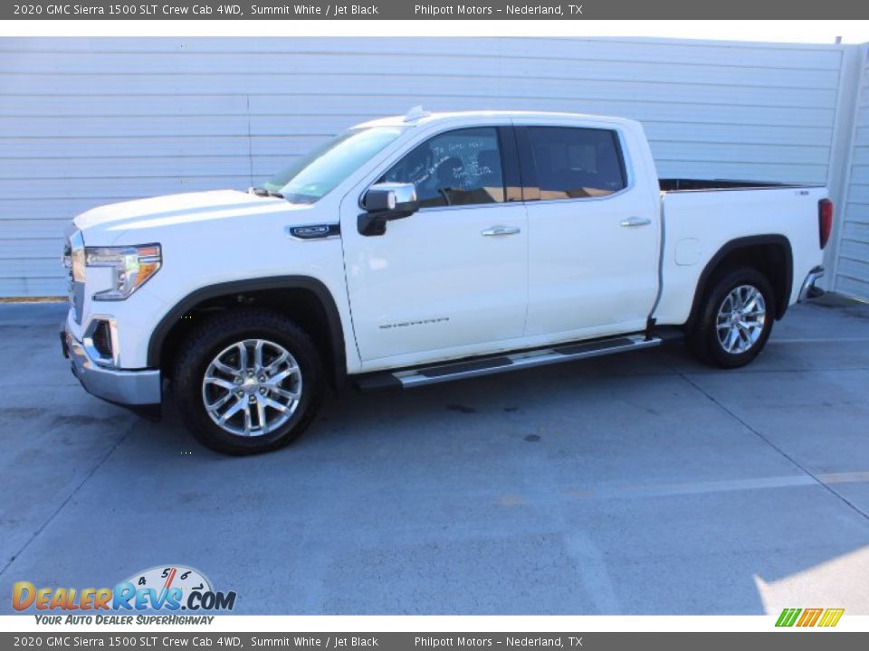 2020 GMC Sierra 1500 SLT Crew Cab 4WD Summit White / Jet Black Photo #5