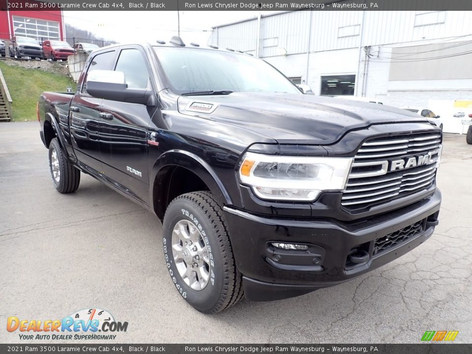 2021 Ram 3500 Laramie Crew Cab 4x4 Black / Black Photo #8