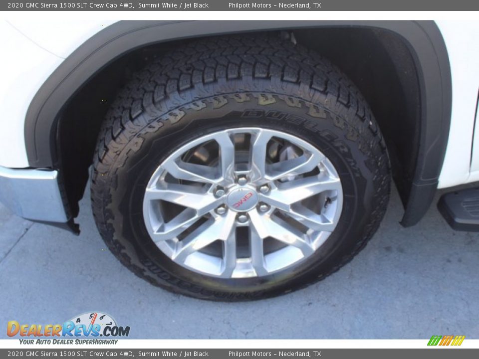 2020 GMC Sierra 1500 SLT Crew Cab 4WD Summit White / Jet Black Photo #6