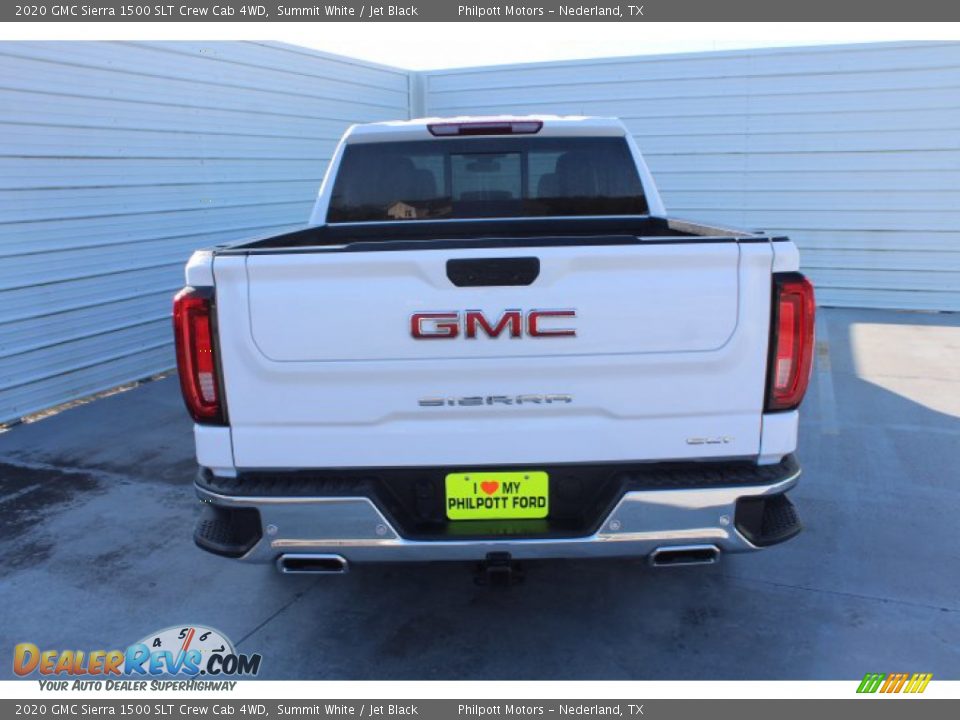 2020 GMC Sierra 1500 SLT Crew Cab 4WD Summit White / Jet Black Photo #8