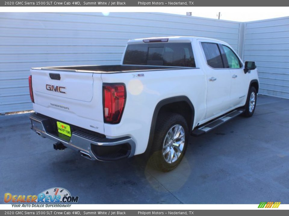 2020 GMC Sierra 1500 SLT Crew Cab 4WD Summit White / Jet Black Photo #9