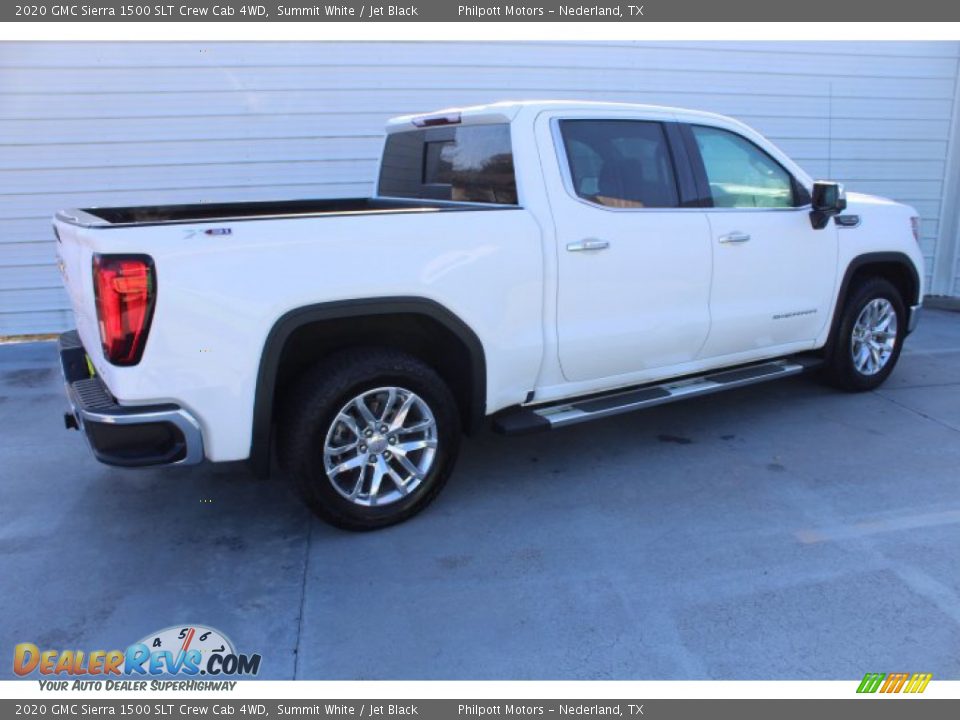 2020 GMC Sierra 1500 SLT Crew Cab 4WD Summit White / Jet Black Photo #10