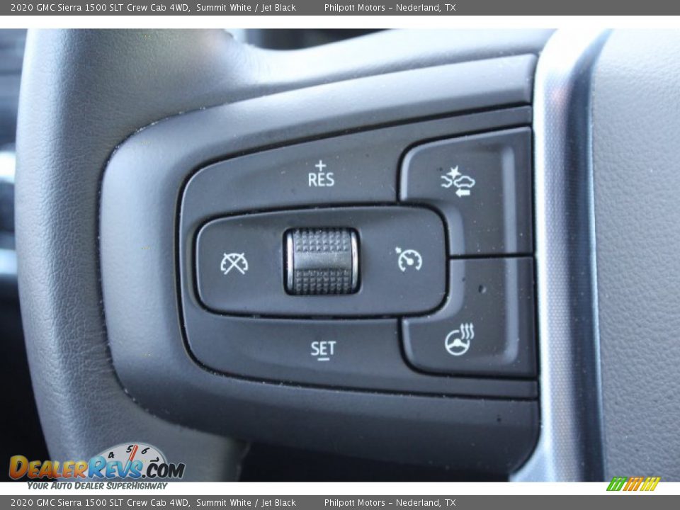 2020 GMC Sierra 1500 SLT Crew Cab 4WD Summit White / Jet Black Photo #13