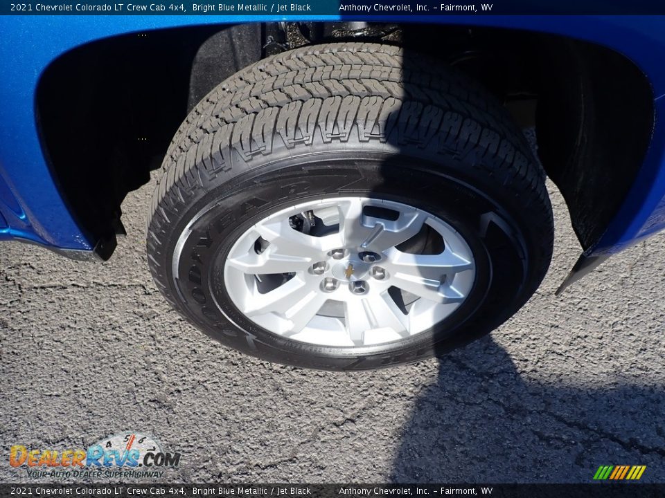 2021 Chevrolet Colorado LT Crew Cab 4x4 Bright Blue Metallic / Jet Black Photo #2