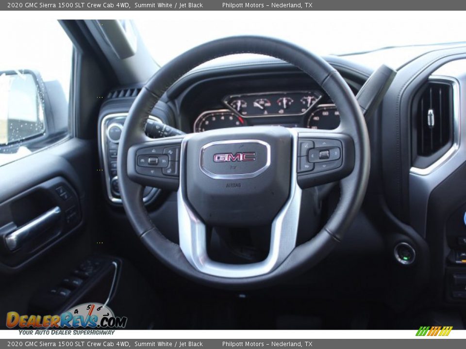 2020 GMC Sierra 1500 SLT Crew Cab 4WD Summit White / Jet Black Photo #24