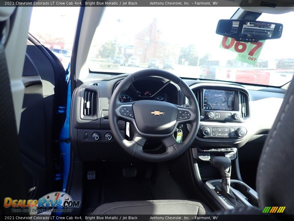 2021 Chevrolet Colorado LT Crew Cab 4x4 Bright Blue Metallic / Jet Black Photo #16