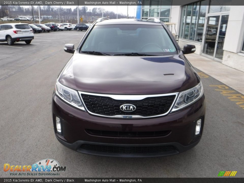 2015 Kia Sorento EX AWD Dark Cherry / Black Photo #4