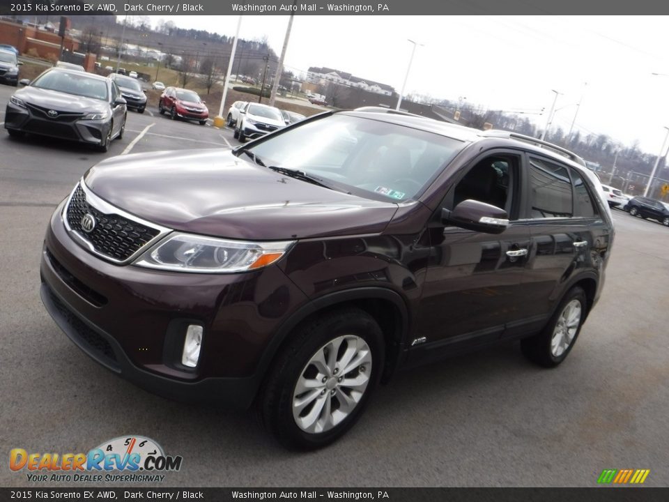 2015 Kia Sorento EX AWD Dark Cherry / Black Photo #5