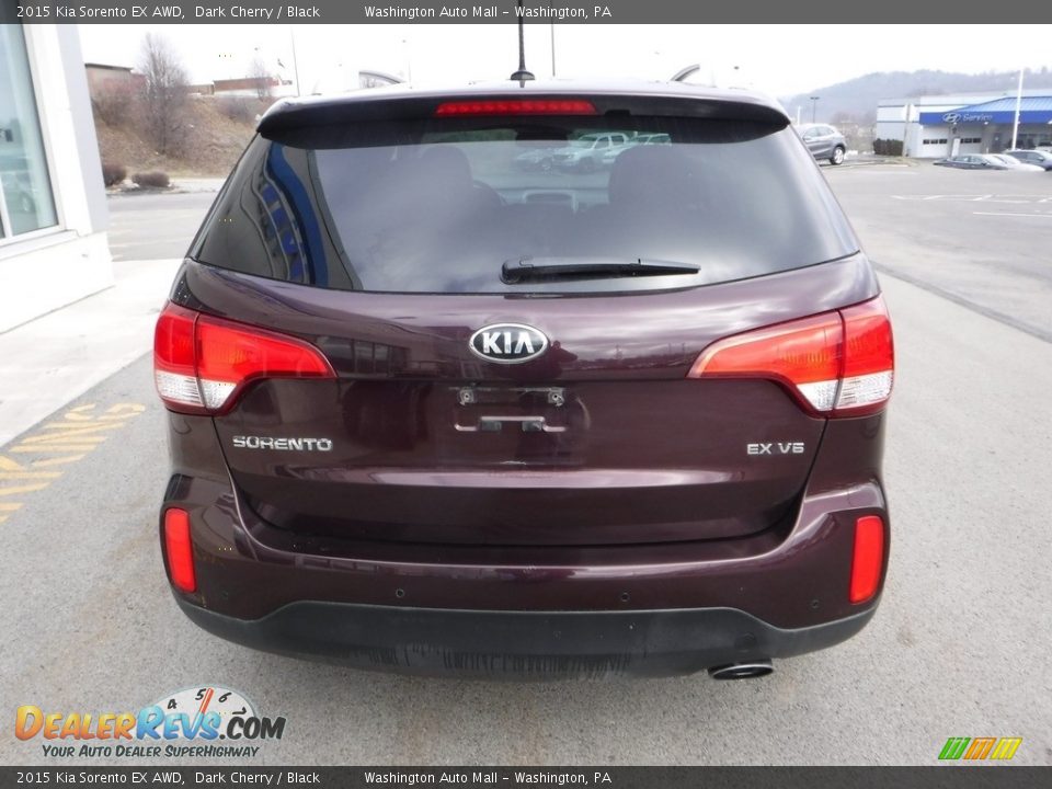 2015 Kia Sorento EX AWD Dark Cherry / Black Photo #8