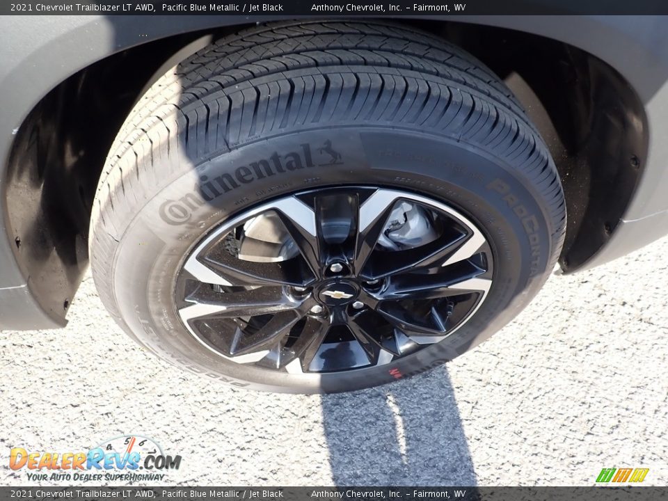 2021 Chevrolet Trailblazer LT AWD Pacific Blue Metallic / Jet Black Photo #2