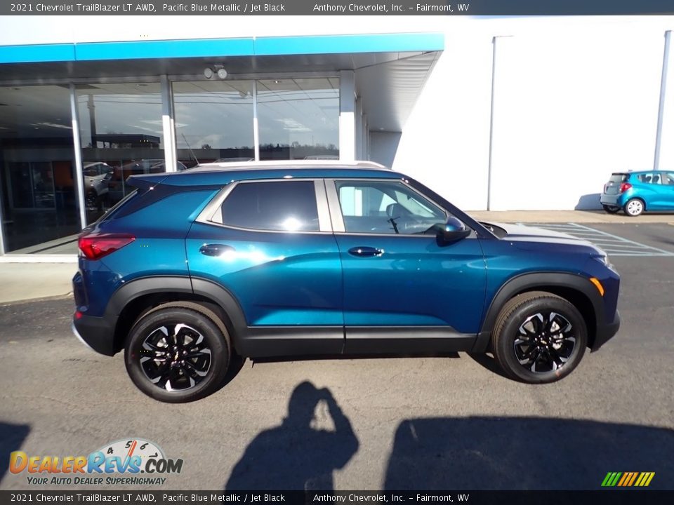 2021 Chevrolet TrailBlazer LT AWD Pacific Blue Metallic / Jet Black Photo #3