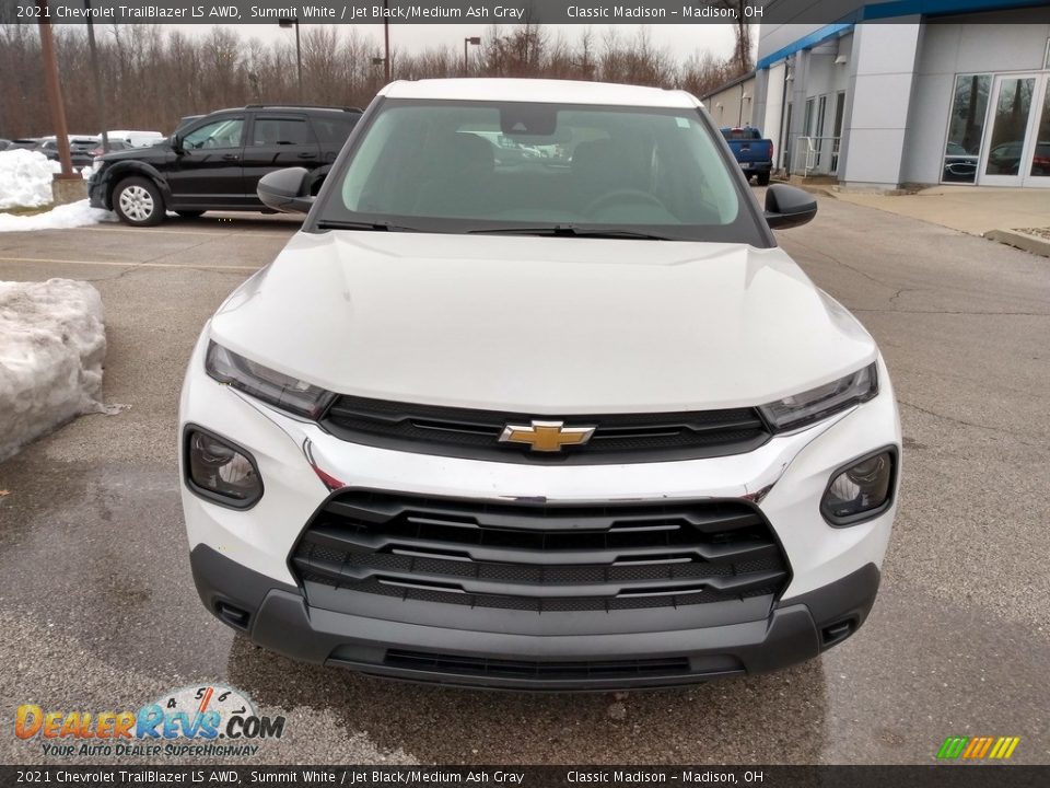 2021 Chevrolet Trailblazer LS AWD Summit White / Jet Black/Medium Ash Gray Photo #4